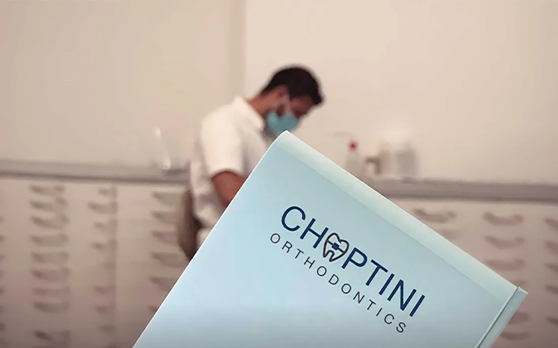 Orthodontic treatment in progress at Chaptini Smile Clinic